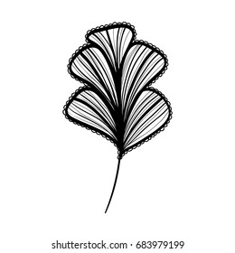 rustic natural flower with petals design
