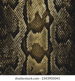 Rustic natural snake skin vector texture. Abstract colorful background surface. Detailed backdrop. Vector graphic illustration. EPS10.