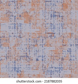 rustic on fabric. Boho floral geometric texture. Seamless pattern. Design with manual hatching. Textile. illustration for web design or print, rug, home textile fashionable trends color and antique 