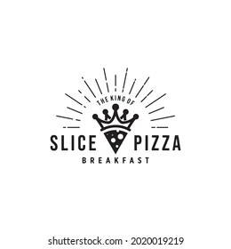 Rustic Retro Vintage Pizza  Pizzeria logo design