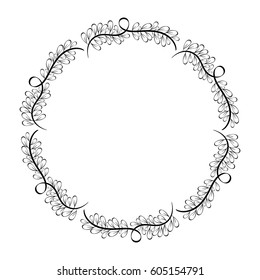 rustic round branches plant design