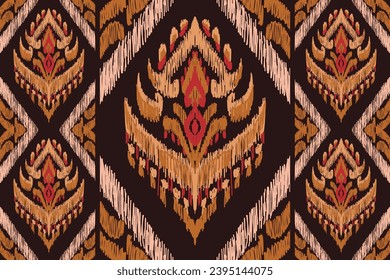Rustic Seamless Background, Hand drawn abstract seamless pattern, ethnic background,simple style for textiles, banners, wallpapers, vector design.