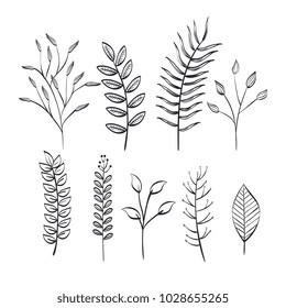 rustic set wreaths icons