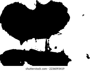 Rustic spalsh vector texture. Abstract background. Weathered surface and shape. Dirty and damaged backdrop. Vector graphic illustration with transparent white. EPS10.