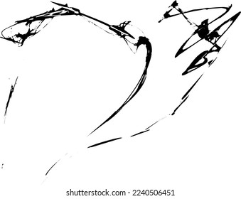 Rustic splash vector texture. Abstract background. Weathered surface and shape. Dirty and damaged backdrop. Vector graphic illustration with transparent white. EPS10.