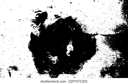 Rustic splash vector texture. Abstract background. Weathered surface and shape. Dirty and damaged backdrop. Vector graphic illustration with transparent white. EPS10.