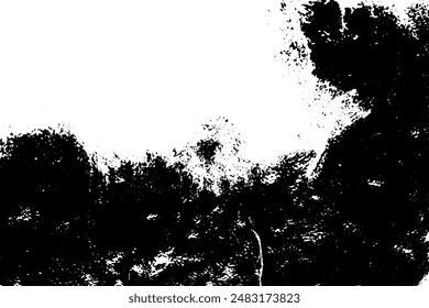 Rustic splash vector texture. Abstract background. Weathered surface and shape. Dirty and damaged backdrop. Vector graphic illustration with transparent white. EPS10.