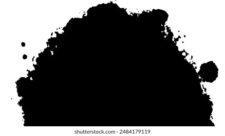 Rustic splash vector texture. Abstract background. Weathered surface and shape. Dirty and damaged backdrop. Vector graphic illustration with transparent white. EPS10.