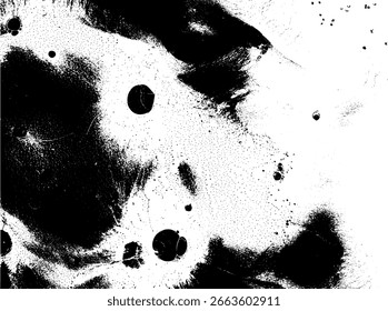 Textura de vetor de splash rústico. Resumo. Superfície e forma intempestiva. Fundo sujo e danificado. Ilustração gráfica vetorial com branco transparente. EPS10