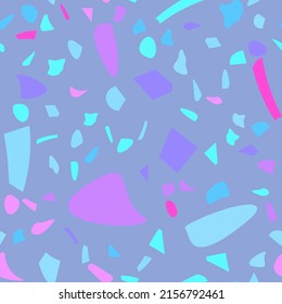 Rustic terrazzo flooring vector seamless for banner design.  Graphic modern pattern.  Seamless vector background.
