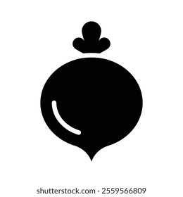 Rustic turnip icon a farm fresh meal,ready to use
