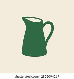 Rustic Watering Can Illustration in Scandinavian Flat
