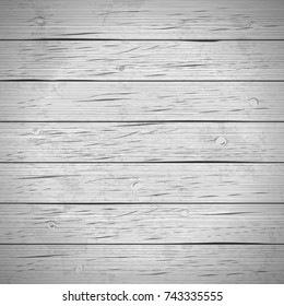 Rustic wood planks vintage background. Vector illustration.