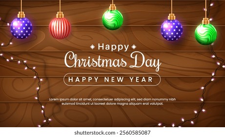 Rustic Wooden Background Christmas Greeting Card,Christmas greeting card