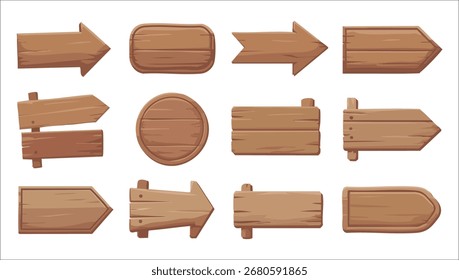 Arte vectorial rústico del diseño de la placa de madera aislado en el fondo blanco