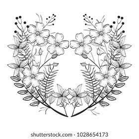 rustic wreath crown icon