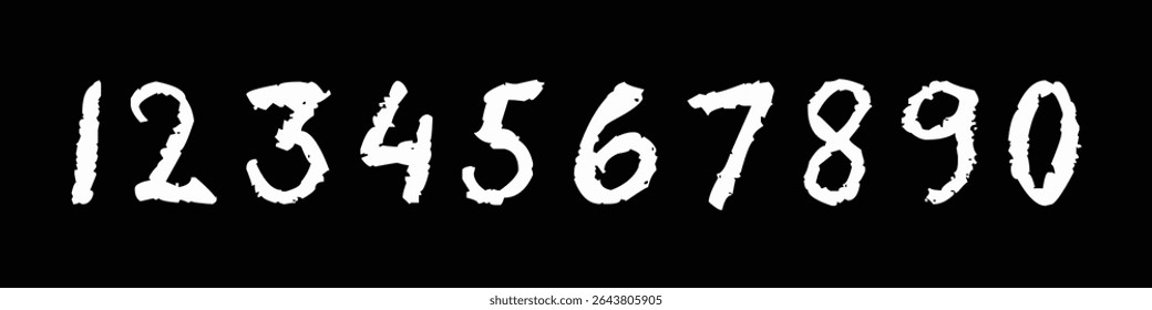 Rustie Custom vector creative color geometry shapes' numerals. font alphabet vector illustrations.