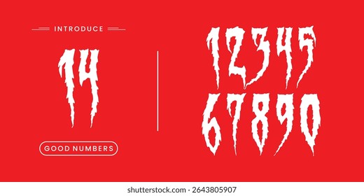 Rustie Custom vector creative color geometry shapes' numerals. font alphabet vector illustrations.
