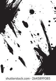 Rust-Stained Blueprint Grunge Pattern on White Background for Industrial, Aged, or Technical Designs