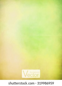 Rusty Colored Metal with cracked paint, vector grunge green background