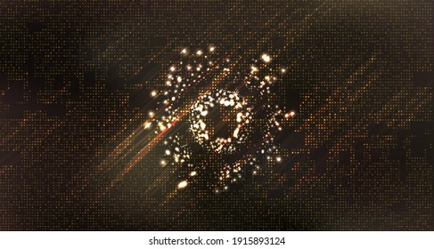 rusty dark stock vector background