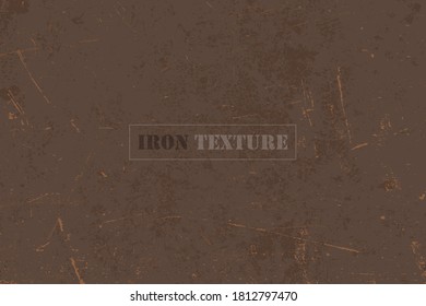 Ilustración vectorial de textura de hierro rusto