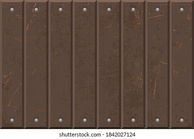 Rusty iron texture vector illustration