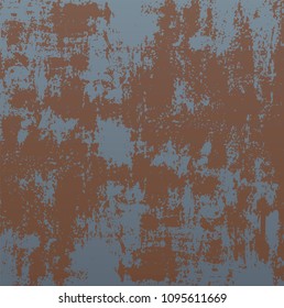 Rusty metal background. Vector texture
