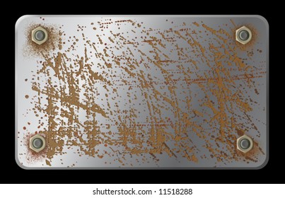 Rusty Metal Plate