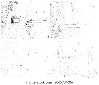 Rusty and scratched iron texture. Rust and dirt overlay black and white texture.