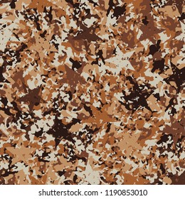 Rusty seamless camouflage with five-pointed stars.
