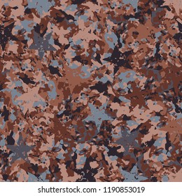 Rusty seamless camouflage with five-pointed stars.