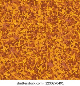 Rusty seamless pattern. Camouflage on the background of a decrepit grid.