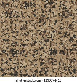 Rusty seamless pattern. Curve holey lattice on camouflage background.