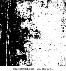 Rusty surface texture . Black and white texture. Overlay texture of rusted metal.