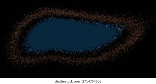Rusty texture with grunge hole. Damaged metal, rusty iron surface. a combination of grunge abstract art