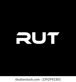RUT Letter Logo Design, Inspiration for a Unique Identity. Modern Elegance and Creative Design. Watermark Your Success with the Striking this Logo.