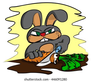 ruthless rabbit . Reply vegetarians as ruthless rabbit that eats only vegetables that are also living