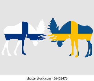 Rutting mooses