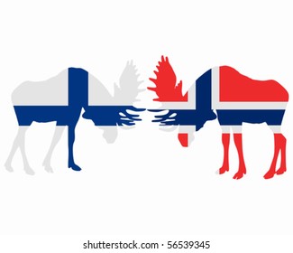 Rutting mooses