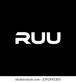 RUU Letter Logo Design, Inspiration for a Unique Identity. Modern Elegance and Creative Design. Watermark Your Success with the Striking this Logo.