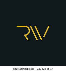 RV creative and modern vector Design