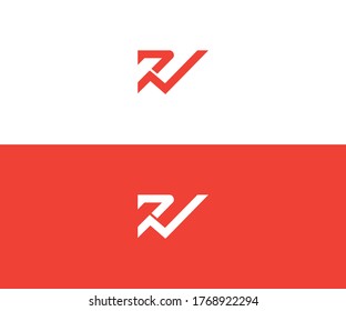rv logo design vector format