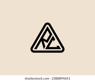 RV logo design vector template