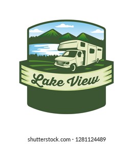 RV Logo, Emblem Logo