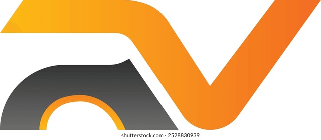 RV Logo, Letter RV Design, Modern Symbol, Initial, Branding