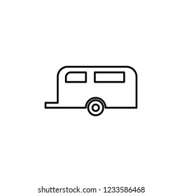 rv park sign icon. Element of navigation sign icon. Thin line icon for website design and development, app development. Premium icon