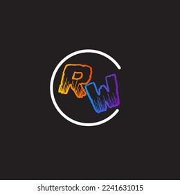 RW Lighting Letters logo vector