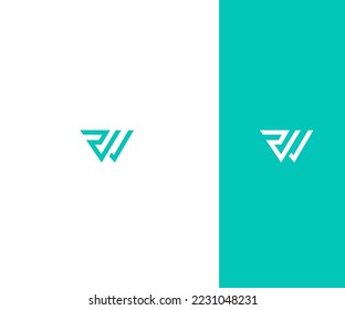 RW, WR, PW, WP Letter Logo Vector Template Abstract Monogram Symbol . Usable for Business sport, technology, fashion, digital And future creative logo