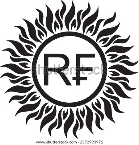Rwanda  currency black vector high quality files 